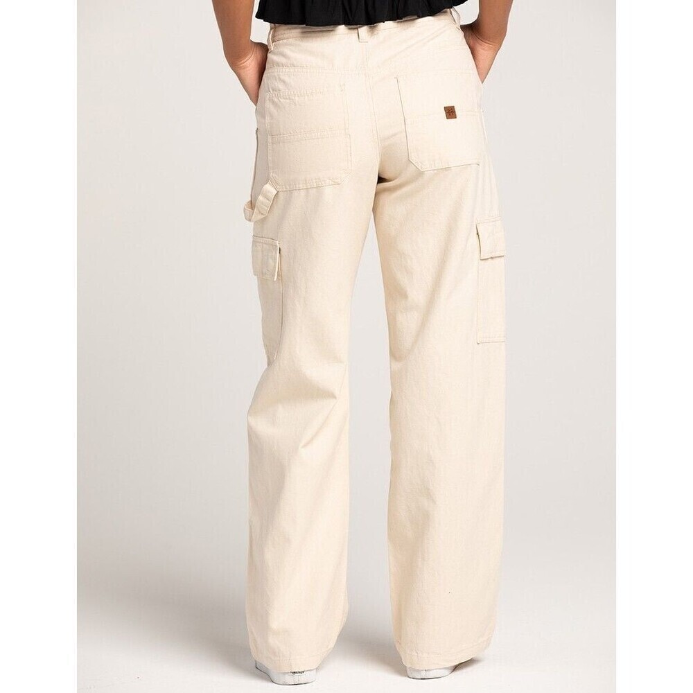 Women's ROXY Off White Lefty Cargo Pants Size XL WORN ONCE! - Picture 6 of 16